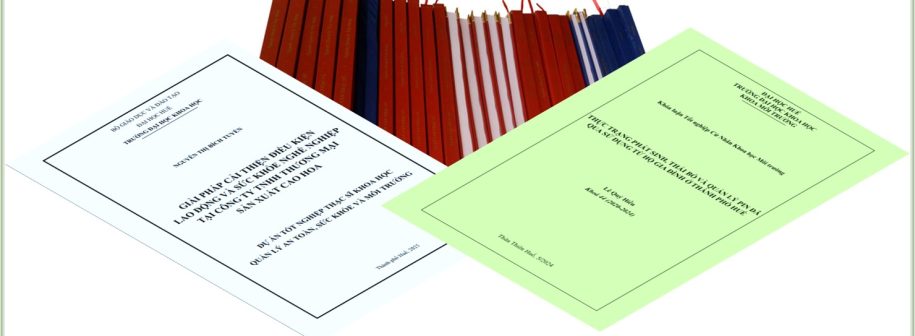 Dữ liệu luận văn, khóa luận