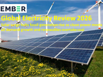 Lần đầu tiên năng lượng tái tạo vượt qua than đá trong cơ cấu điện năng toàn cầu