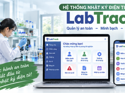 Khoa Môi trường triển khai Website nhật ký thực hành tại Phòng thí nghiệm